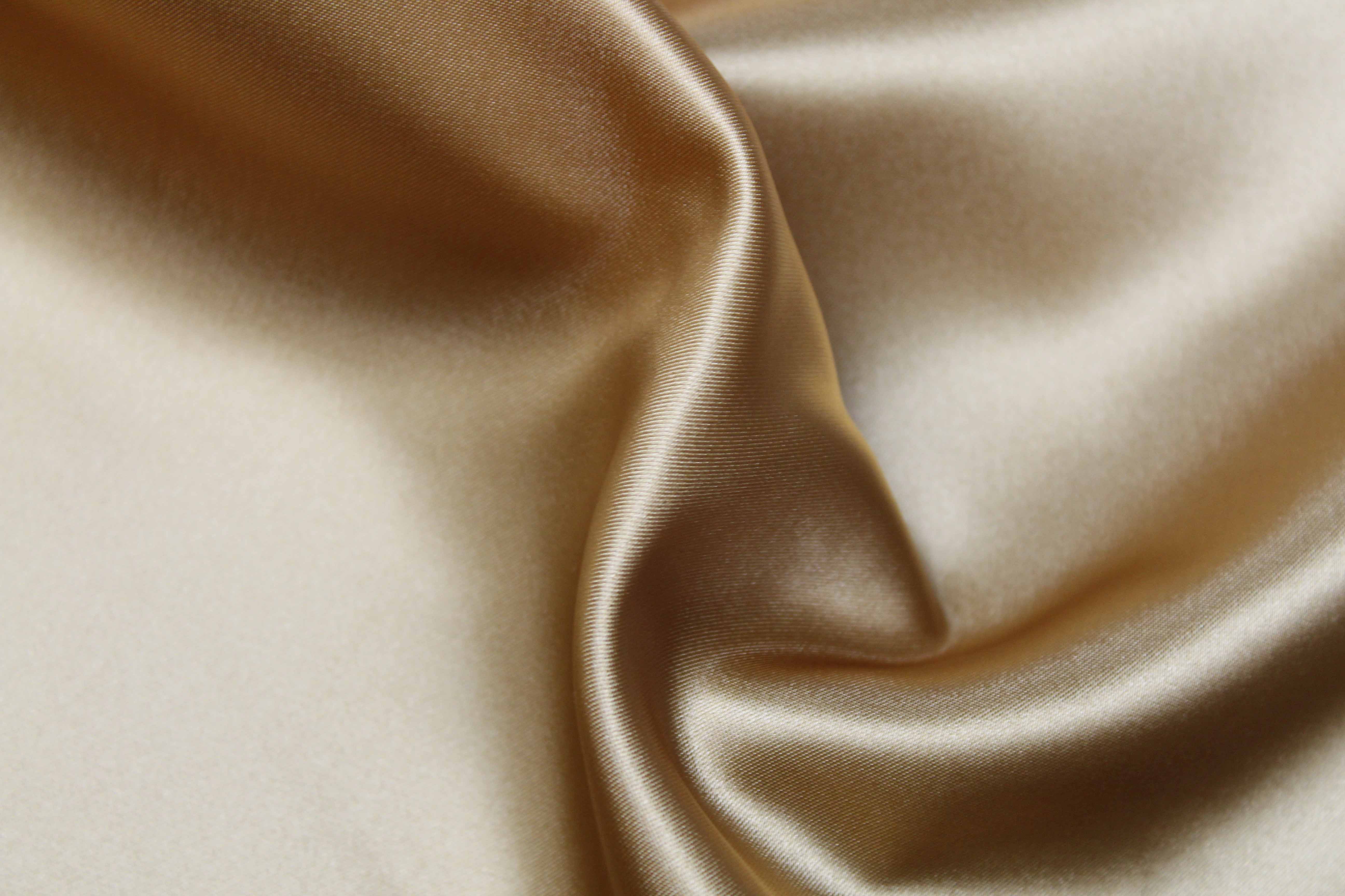 ACETATE SATIN - ANT GOLD